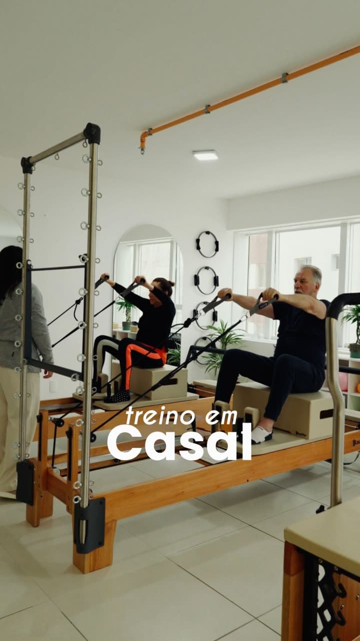 Pilates em casal: o caso de Roberto e Duda, que treinam juntos